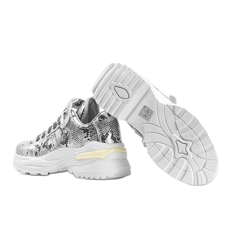 Lollypop srebrne zmijske tenisice srebro 1