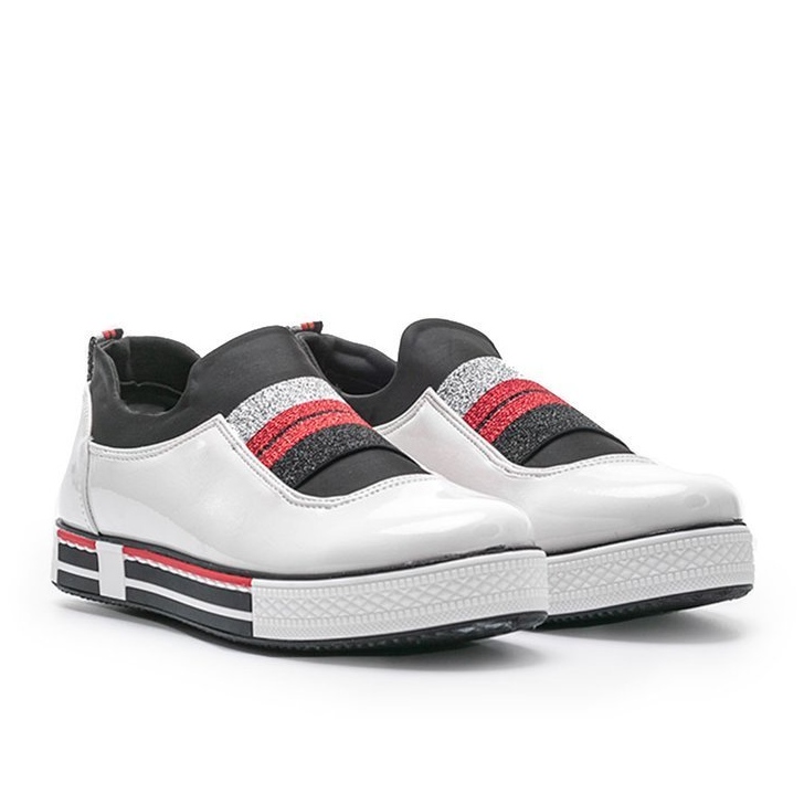 Jayde lakirane bijele patike bijela 1