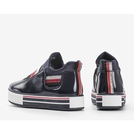 Tamnoplave lakirane trenerke Kaitlynn plava 1