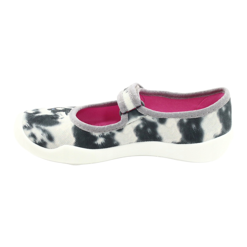 Dječje papuče Befado 114x440 šareno s psećim nanošenjem bijela 1