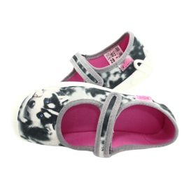 Dječje papuče Befado 114x440 šareno s psećim nanošenjem bijela 5