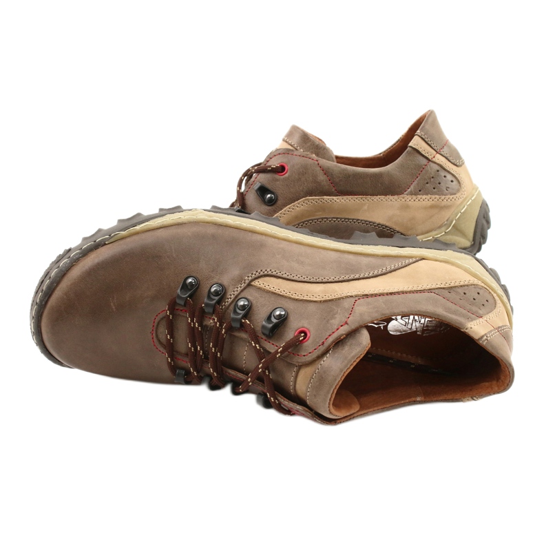 KENT Muške cipele za planinarenje 268K smeđe boje bež smeđa 3