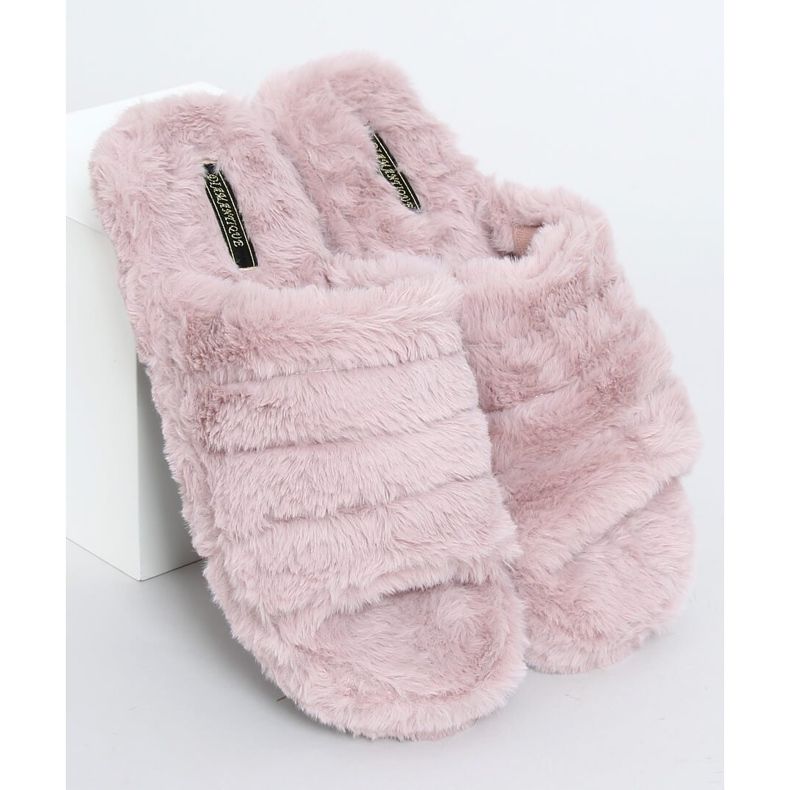 Ženske papuče s elastičnim jorgovanom X8130 Ljubičasta 1