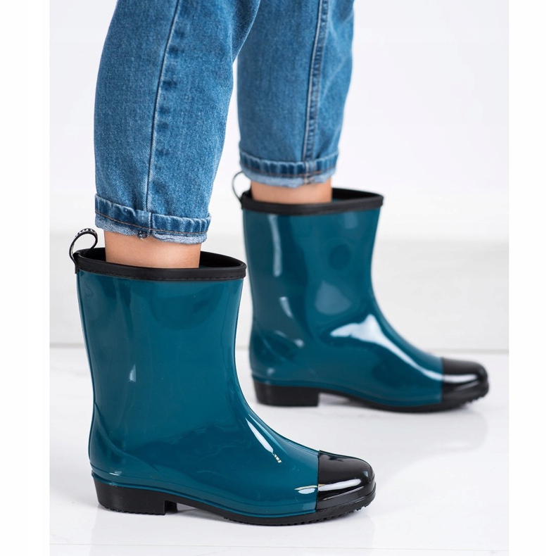 SHELOVET Udobne zelene galoše zelena 1