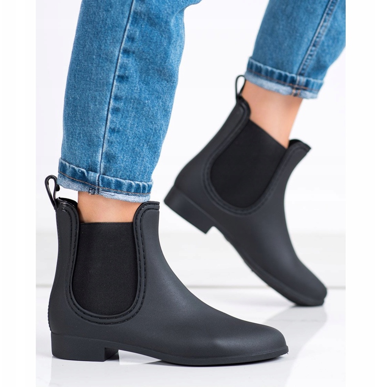 SHELOVET Matt galoše crna 1