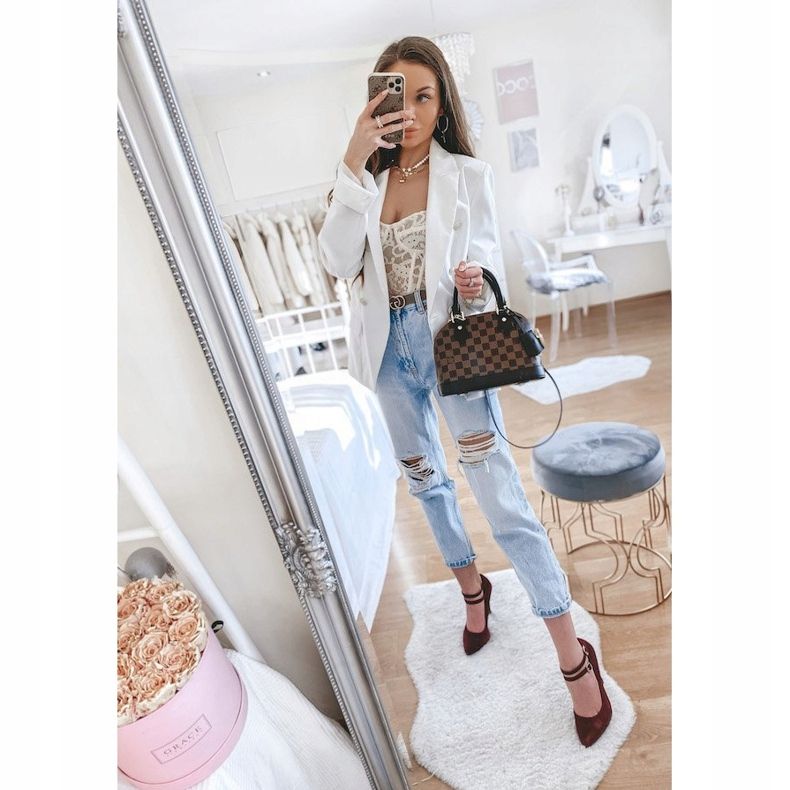 Bordo pumpe od antilopa na peti L408 crvena 2