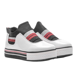 Bijele lakirane tenisice tvrtke Kaitlynn bijela 1