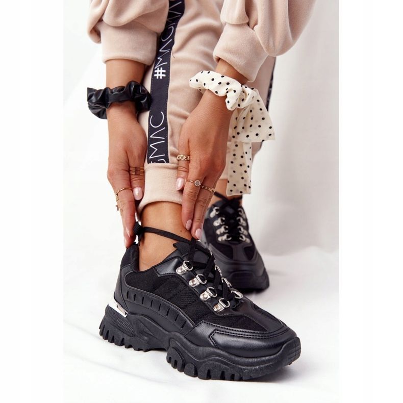 PS1 Ženske tenisice na velikom potplatu dobrog raspoloženja crna 2