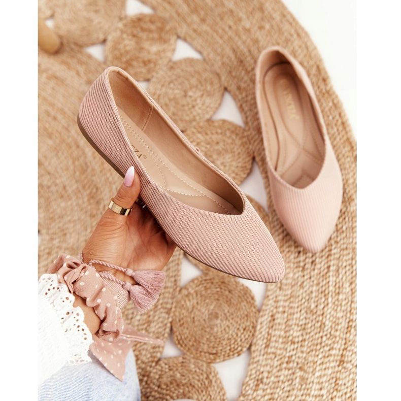 Osjetljiva balerina u špici Vinceza 2187 ružičasta 1