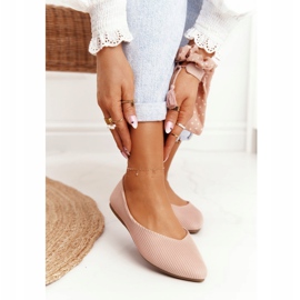 Osjetljiva balerina u špici Vinceza 2187 ružičasta 2