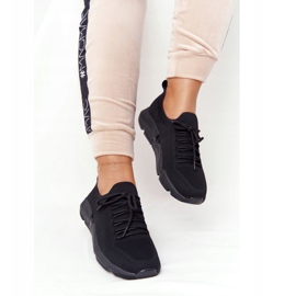 Ženske sportske cipele Slip-on Big Star DD274579 Crna crno 2