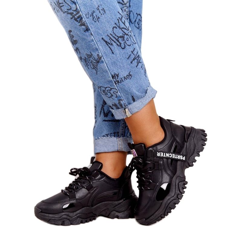 Evento Sportske ženske tenisice News 21SP26-3925 crne crna 2