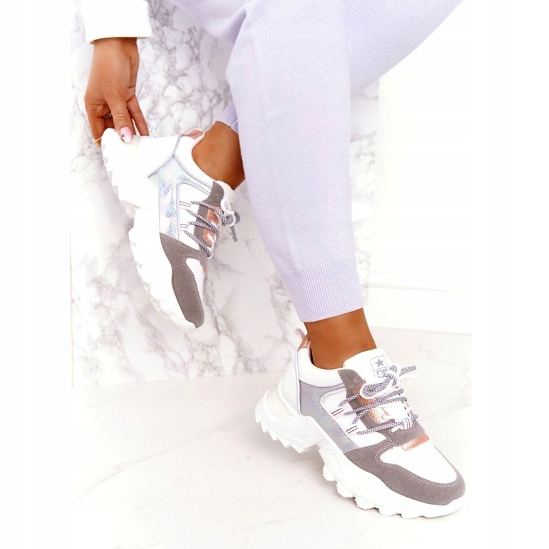 News Ženske sportske cipele tenisice 21SP26-3973 White bijela 2