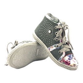 Dječje cipele s rhinestones 84254 Grey Bartek siva 3