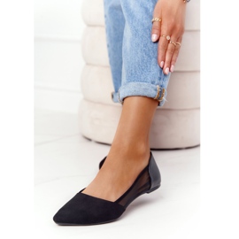 Balerine od crne antilope u špicu s mrežom crna 2