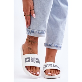 Ženske papuče Big Star FF274A199 Bijele bijela 1