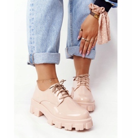 PS1 Ženski Oxfords na platformi Nude Imogen bež ružičasta 1