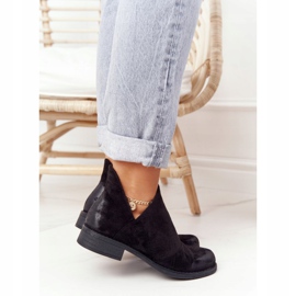 PS1 Crne ženske čizme Hillary s izrezima crna 2