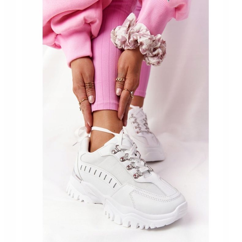 PS1 Ženske tenisice na velikom potplatu, bijelog raspoloženja bijela 1