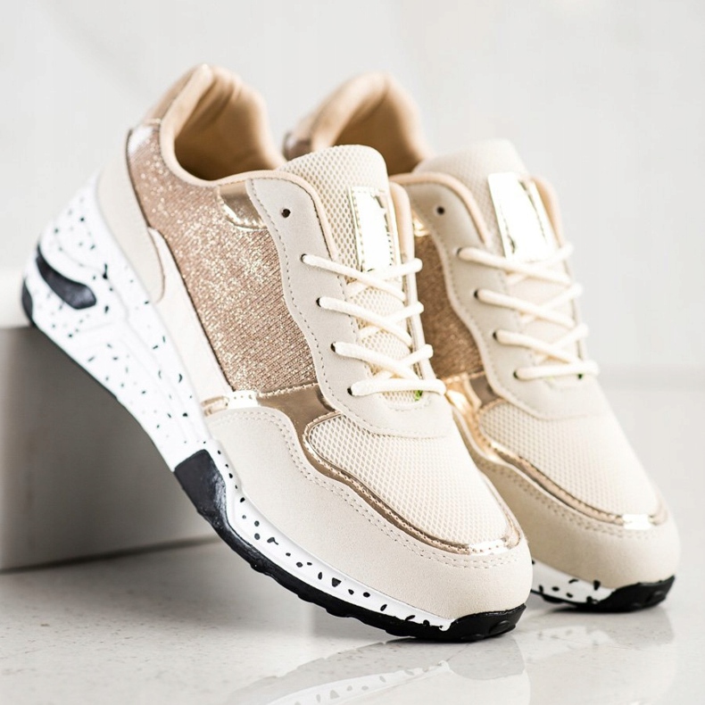 SHELOVET Tenisice sa zlatnim klinom višebojan 2