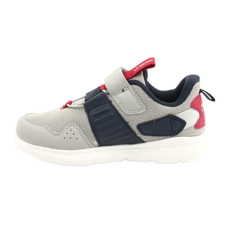 Sportske cipele American Club AA06 s kožnim ulošcima siva 1