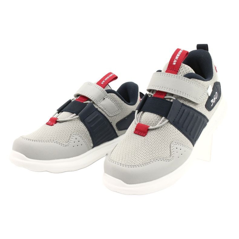 Sportske cipele American Club AA06 s kožnim ulošcima siva 2