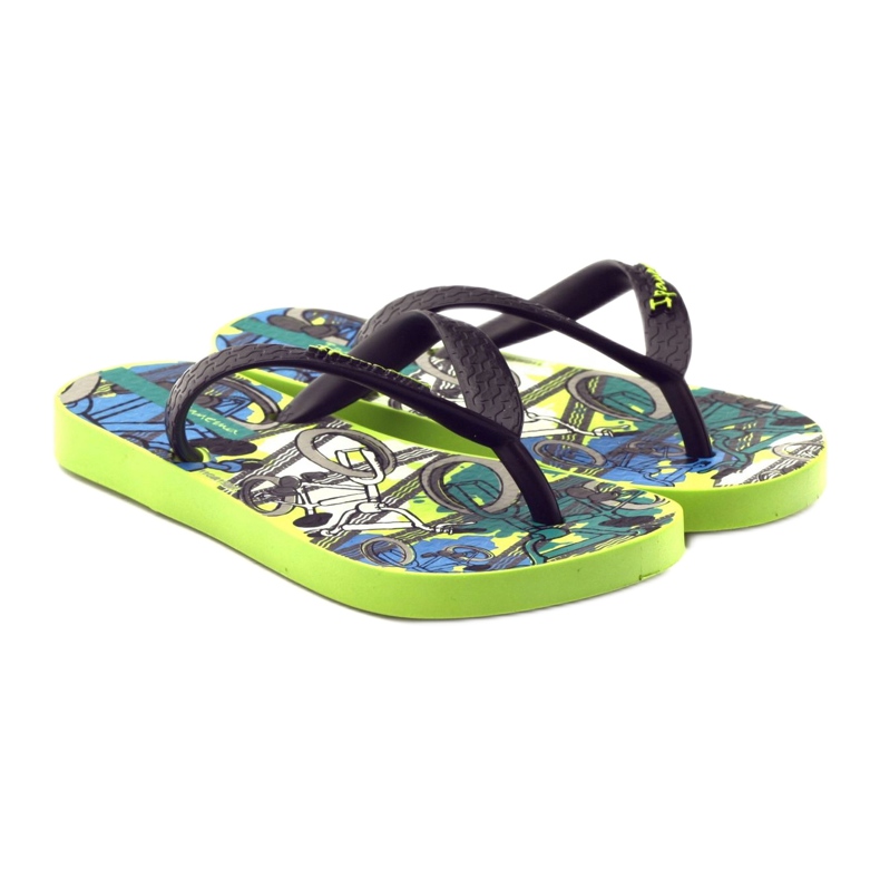 Dječji flip -flops za 81713 bazen crni Ipanema crno 4