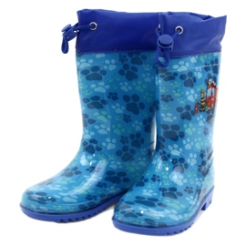 American Club Američke plave vatrogasne galoše KAL04 crvena plava 1