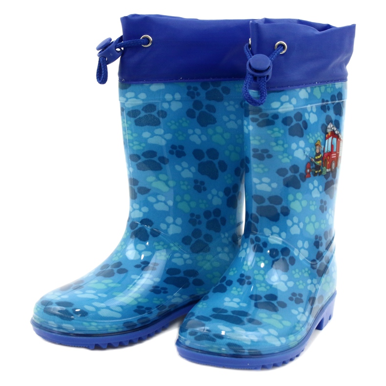 American Club Američke plave vatrogasne galoše KAL04 crvena plava 1