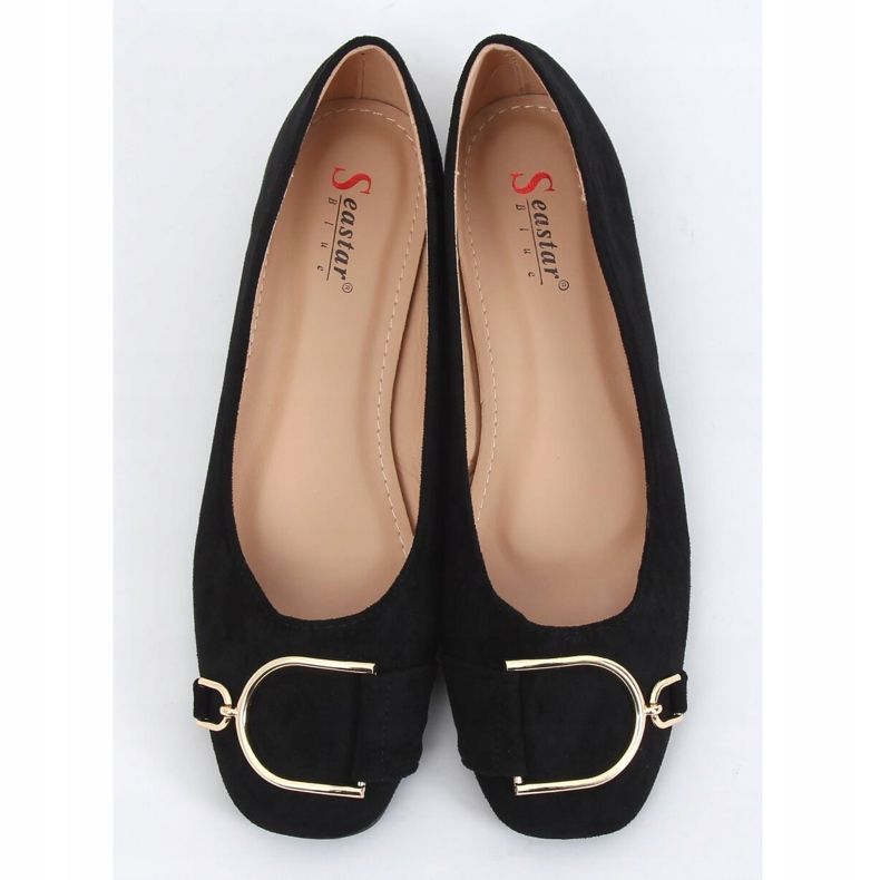 Elegantne crne ženske balerinke LK47P crne crna 1