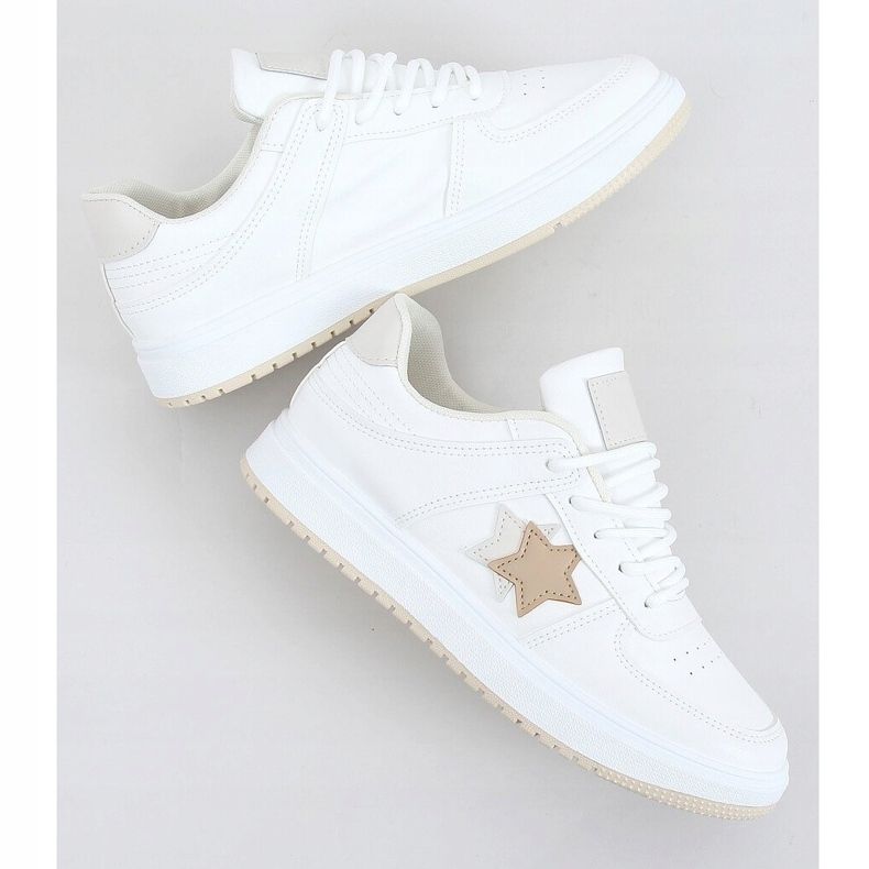 Ženske ecru tenisice BL229P Bež 1