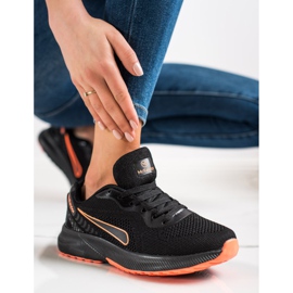 Mckeylor Sportske cipele na vezanje crna narančasta 2