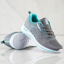 Bona Sportske cipele za trčanje siva zelena 2