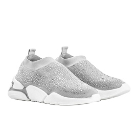 Eva srebrne klizne sportske cipele srebro 1