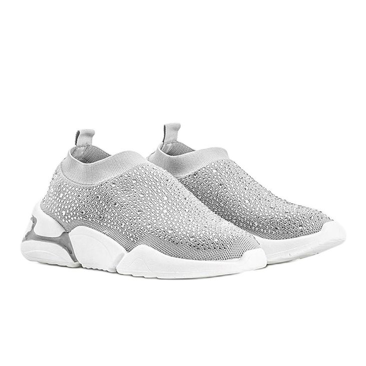 Eva srebrne klizne sportske cipele srebro 1