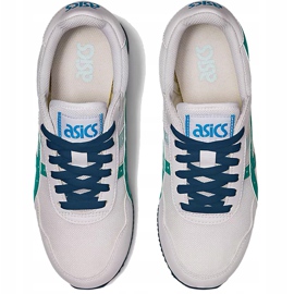 Asics Tiger Runner Gs bijele i plave 1204A015 100 dječje cipele bijela višebojan 1