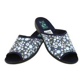 Cvjetne papuče Adanex Tęg. G1 / 2 18760 tamnoplava plava 4
