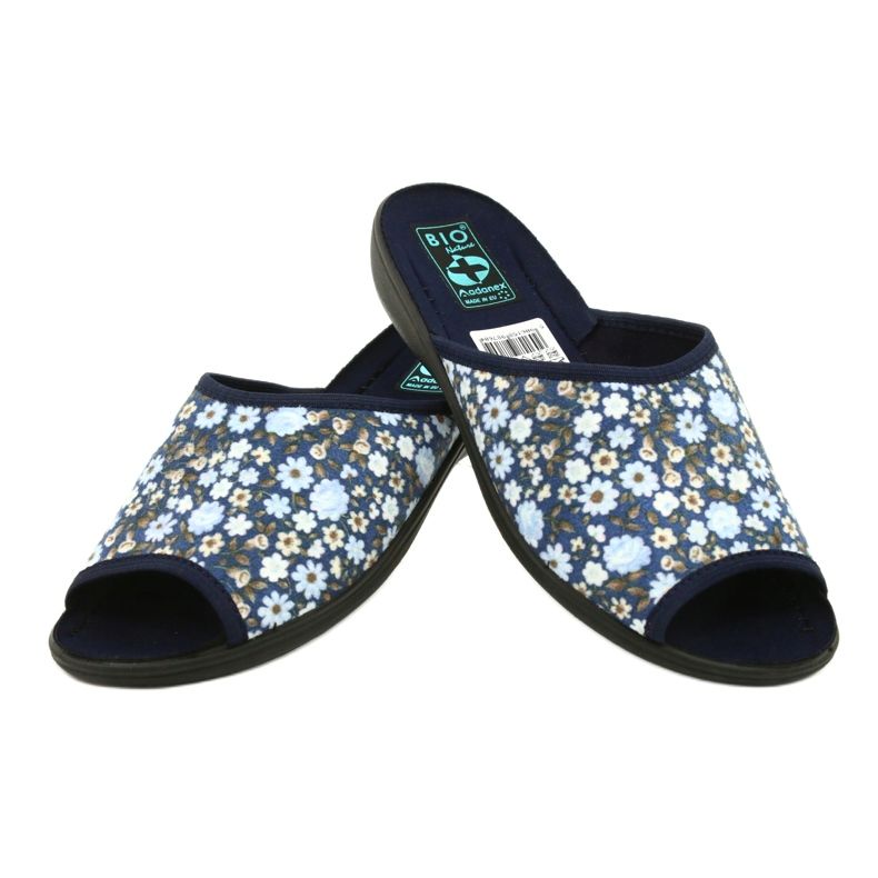 Cvjetne papuče Adanex Tęg. G1 / 2 18760 mornarsko plava plava 4