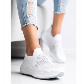 Renda Bijele tenisice s kristalima bijela 2