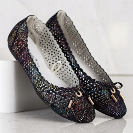 S. BARSKI Elegantne ažurne balerine višebojan 1