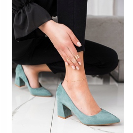 Klasične antilop pumpe VINCEZA zelena 2