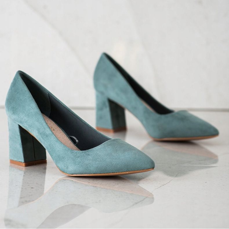 Klasične antilop pumpe VINCEZA zelena 1