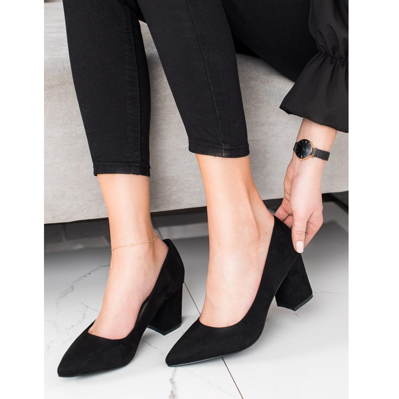 Klasične antilop pumpe VINCEZA crno 2