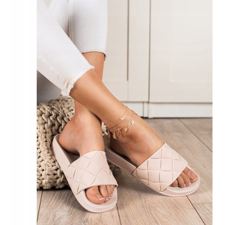 Seastar Udobne gumene papuče bež 1