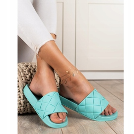 Seastar Udobne gumene papuče zelena 1