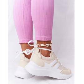 PS1 Ženske sportske cipele Tenisice Bež Holiday bijela 2