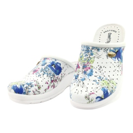 Bijele Comfooty Alessia japanke bijela višebojan 2