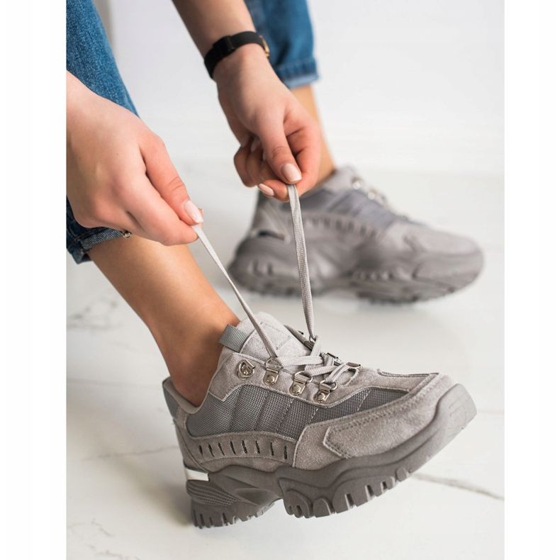 SHELOVET Sive tenisice siva 1