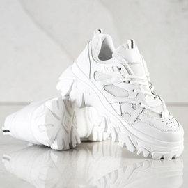 SHELOVET Bijele modne tenisice bijela 1