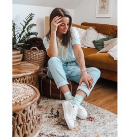 Ženske tenisice Big Star White Snake GG274194 bijela 2